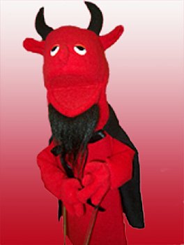 15" Devil Biblical Glove Puppet